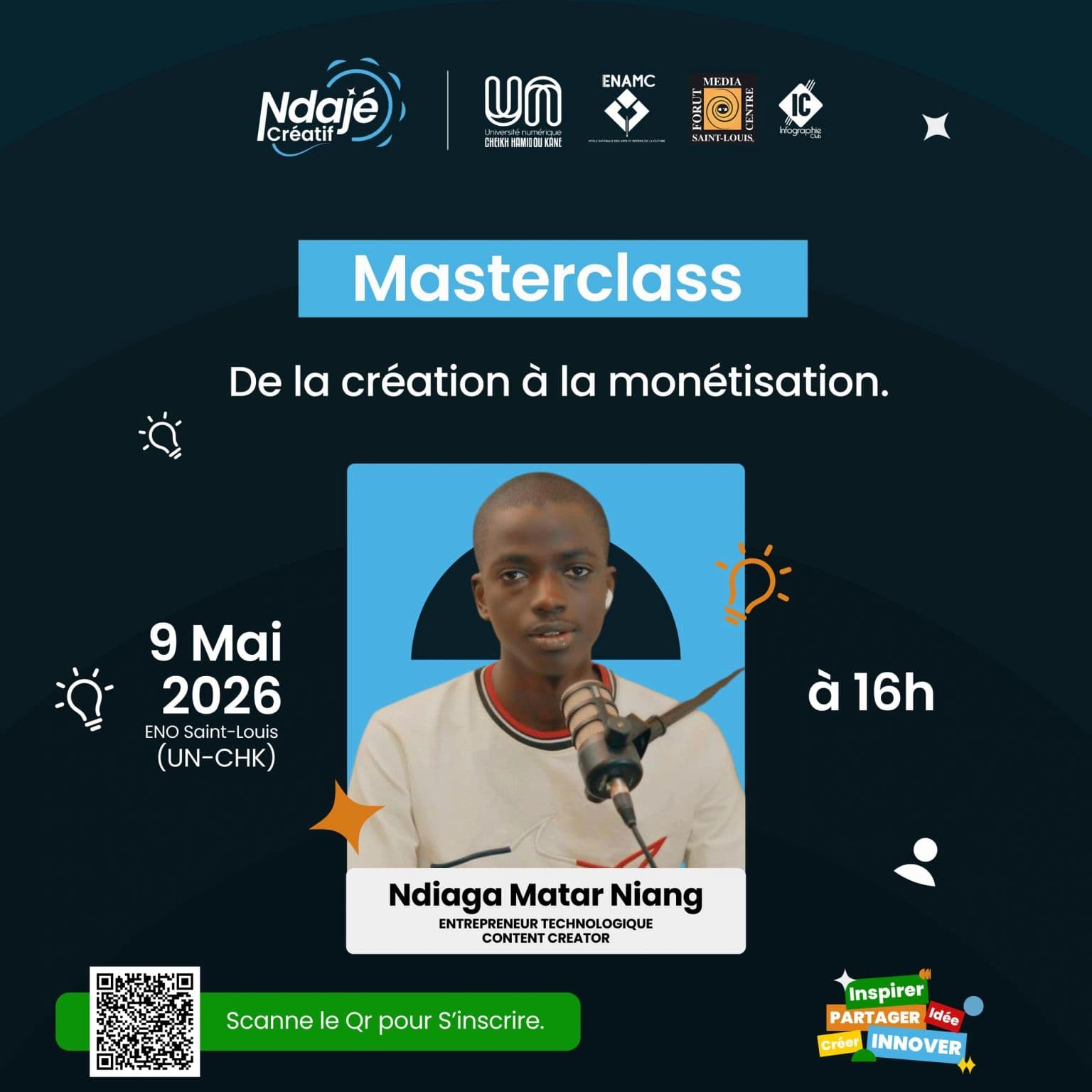 De la Création a la monetisation — Saint-Louis